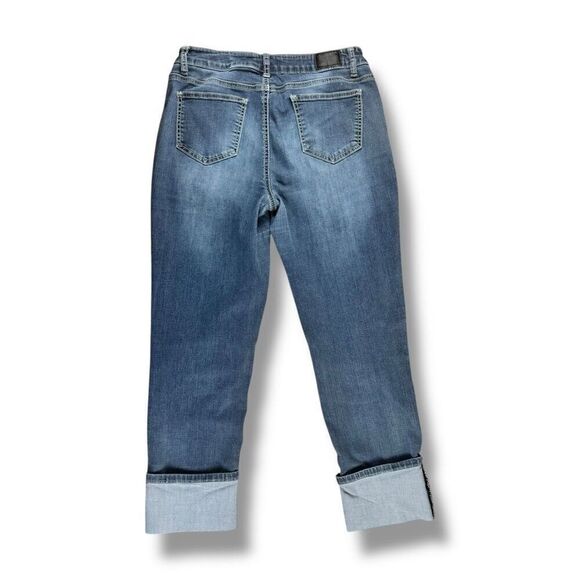 Earl Jeans Straight Cuff Denim Jeans Sz 8 - Picture 6 of 12
